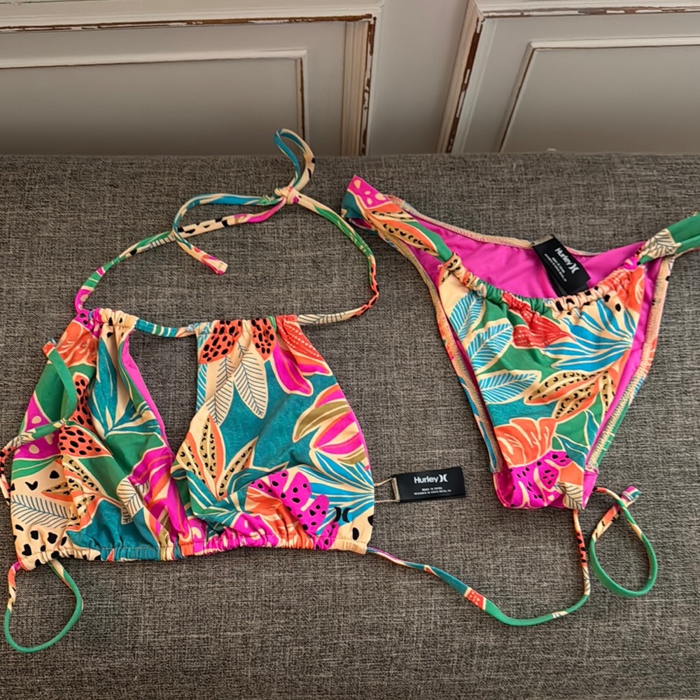 Hurley Multicolor Tropical Bikini